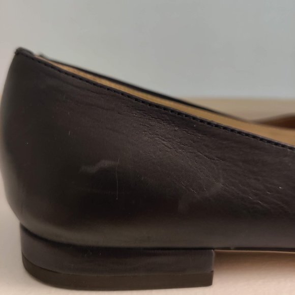 Ralph Lauren Navy Gold Accent Flats Size 7.5B - Picture 11 of 16